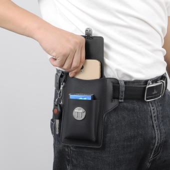 Kangaroo Túi Đeo Hông Nam Da Thật Mới Túi Đựng Điện Thoại Túi Đeo Hông Túi Đeo Hông Nam Da Chất Lượng Cao Ví Đựng Điện Thoại