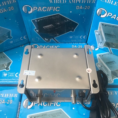 Bộ khuếch đại tín hiệu truyền hình cáp Pacific DA20