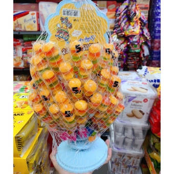 Combo 60 cây kẹo dẻo Trái cây ( humberger ) xiên que