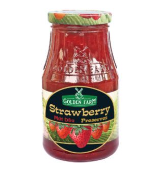 MỨT DÂU TÂY HŨ TO Golden Farm hũ 450g [Khách hàng LAZADA quay lại mua lại tại LAZADA UMKLY SHOP] BIG JAR OF STRAWBERRY JAM