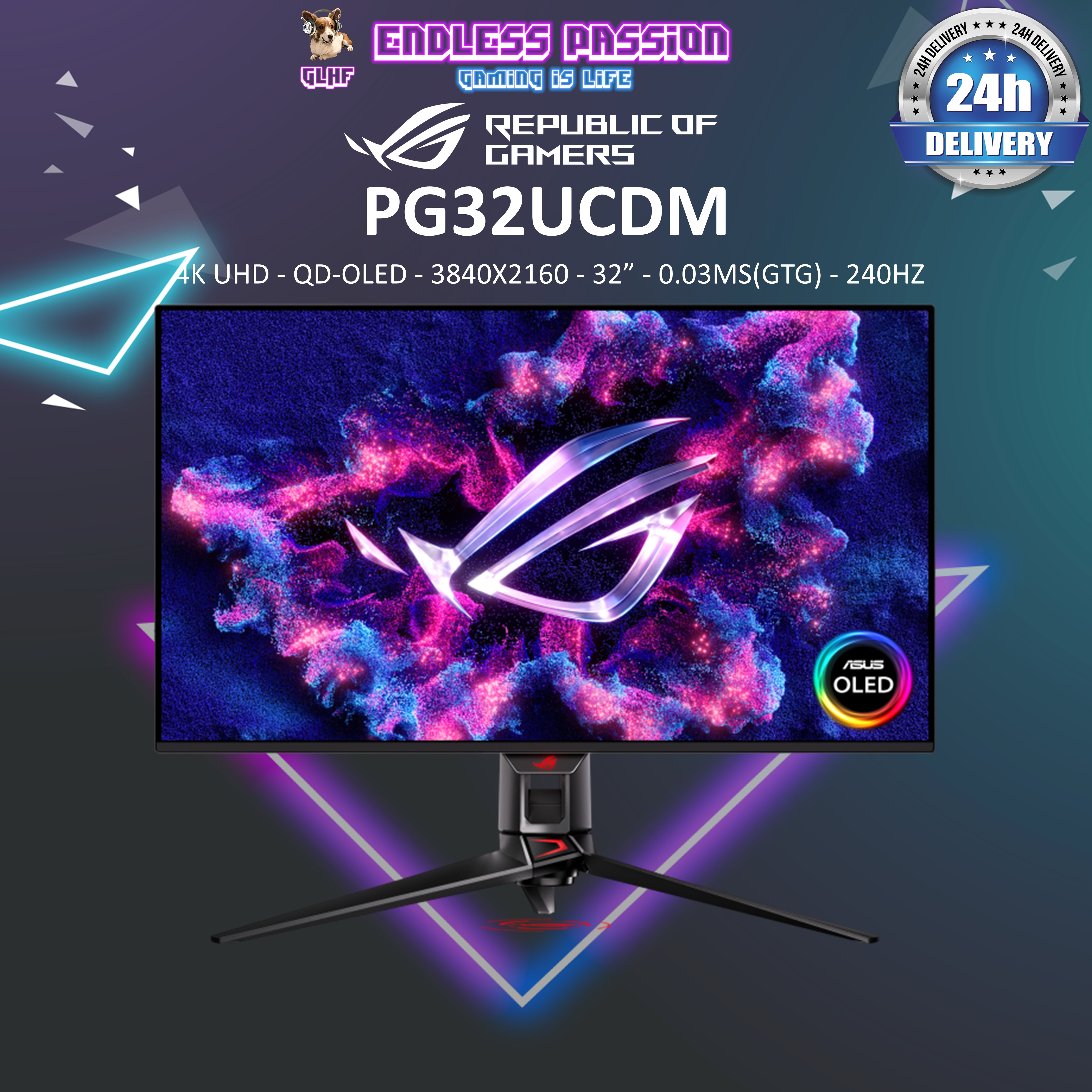 Asus Rog Swift Oled Pg32Ucdm - 32