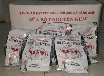1 Thùng Sữa Bột Nguyên Kem Hai Con Bò Đỏ - Sữa bột nguyên kem CANXI, THỰC PHẨM DINH DƯƠNG