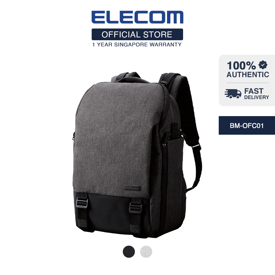ELECOM MNL CITY Pack/Bag pack/Laptop Bag/BM-MNLBP01BK/20L