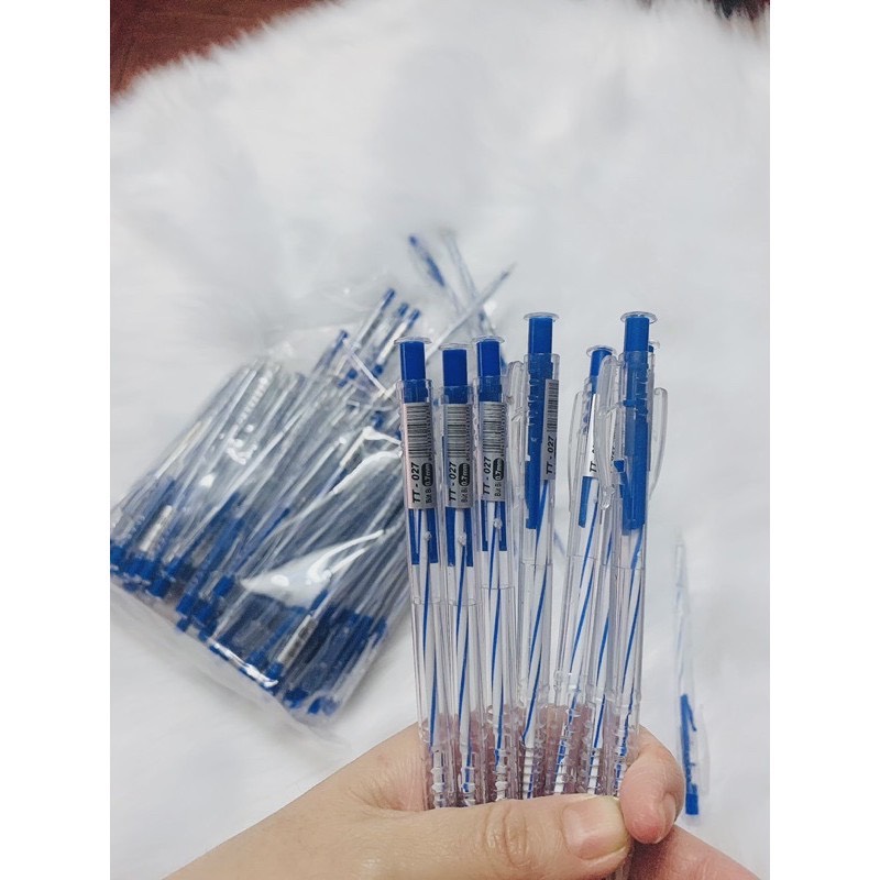 Bút bi xanh 0.7mm combo 50-100 cây,combo 100 bút bi,hộp bút bi xanh 50 cây,hộp bút bi xanh,bút mực xanh cute,viết bi xanh,but bi xanh 50 cây,bút mực xanh