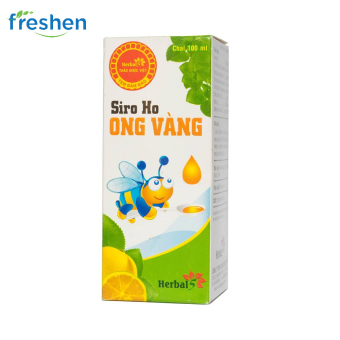 Siro ho ONG VÀNG Giảm ho, viêm họng, hết khò khè (Chai 100ml) - Chai
