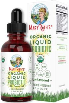 Dung dịch bổ sung lợi khuẩn hữu cơ Mary Ruth’s Liquid Probiotic 60ml