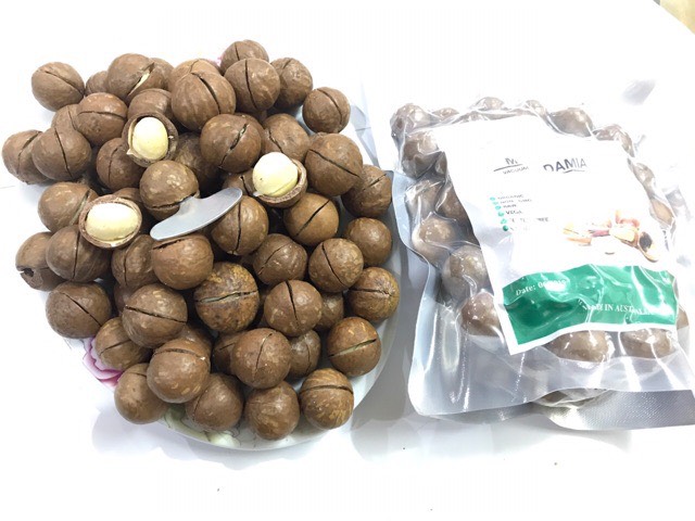 Hạt macca tách vỏ nhập khẩu organic