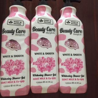 Sữa Tắm Beauty Care 1200ml Tinh Chất Ngọc Trai- Hồng vuông