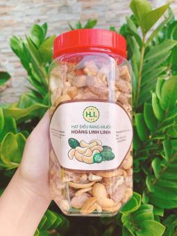 HÀNG CHUẨN XUẤT KHẨU - 400G HẠT ĐIỀU RANG MUỐI LOẠI A CỒ BỂ ĐÔI BỂ BA CÒN VỎ LỤA- HẠT ĐIỀU HOÀNG LINH LINH