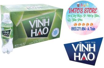 Thùng 24 chai nước khoáng có ga VĨNH HẢO 500ml / Lốc 6 chai nước khoáng có ga VĨNH HẢO 500ml
