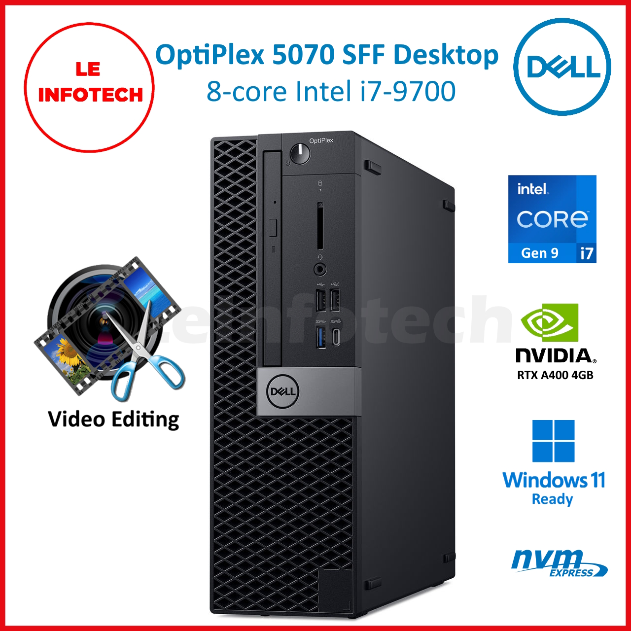 Dell Optiplex 7020 Sff Desktop - Intel I5-14500, 8Gb Ddr5, 512Gb