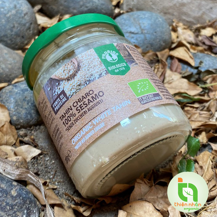 Bơ hạt vừng Tahin bóc vỏ hữu cơ 200g ProBios - Organic Peeled Tahin Sesame Seed Butter 200g ProBios
