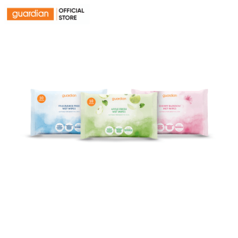 Bộ Khăn Ướt Các Loại Guardian 10 Tờ X 3 Gói