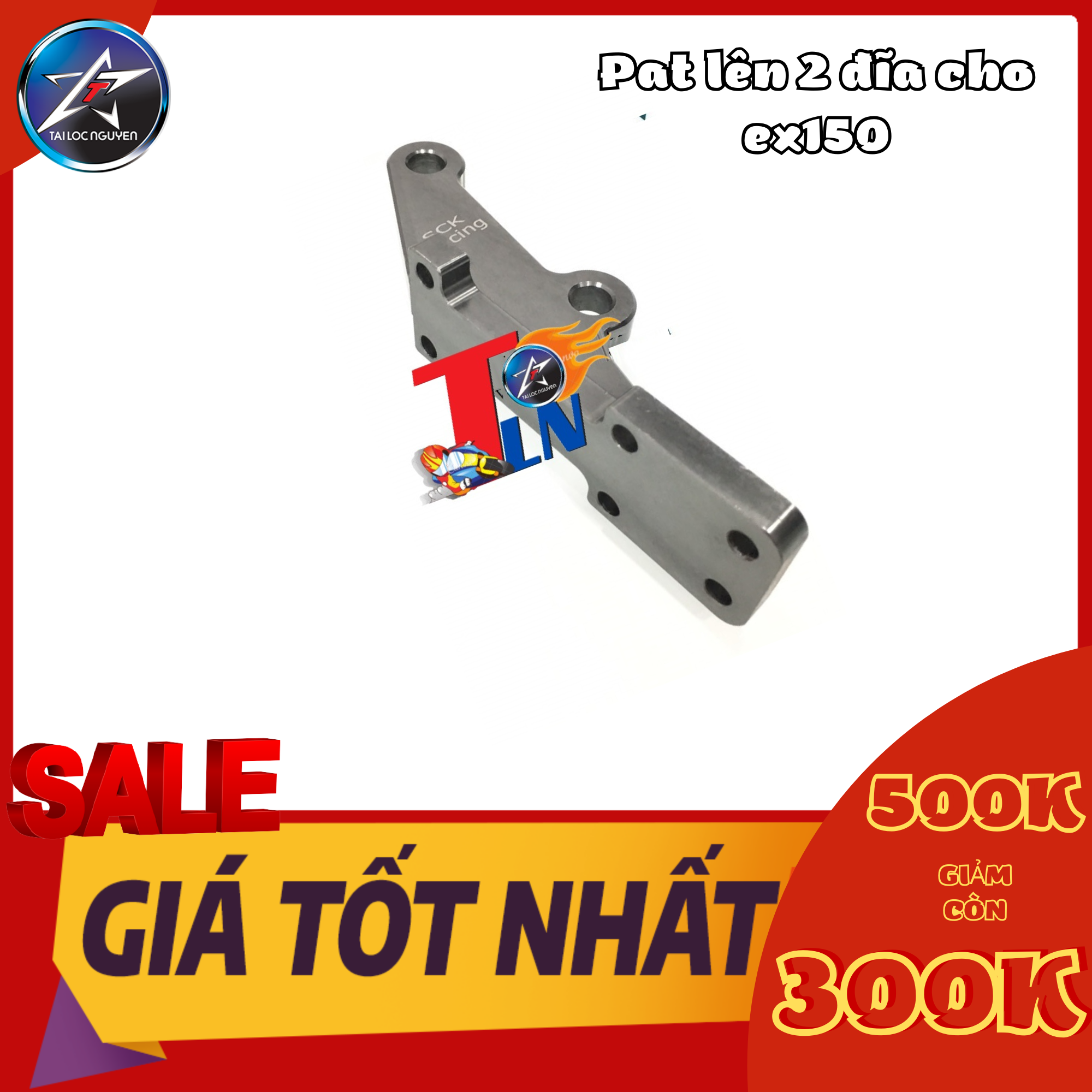 Pat lên 2 đĩa trước cho phuộc usd sck