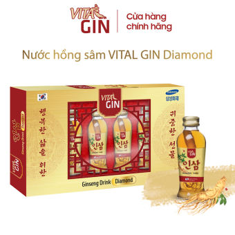 Nước Hồng Sâm Hàn Quốc VITAL GIN DIAMOND (6 chai x 120ml)