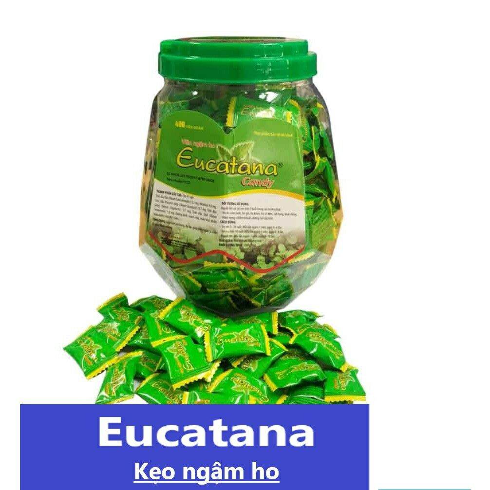 Kẹo ngậm ho Eucatana Hỗ trợ bổ phế, giảm đờm, giảm ho