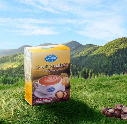 Maccaca - Cà Phê Sầu Riêng với hạt Mắc Ca – không thêm đường.