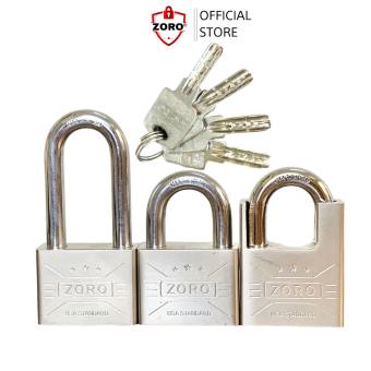 ổ khóa ZORO 5 phân,chìa muỗng ⚡FREE SHIP⚡ổ khóa bấm không cần chìa - ổ khóa cửa nhà công nghệ Mỹ - ổ khóa chống trộm cao cấp: chống cưa,chống cắt,chống đục,chống cháy,chống nước,chống rỉ sét.