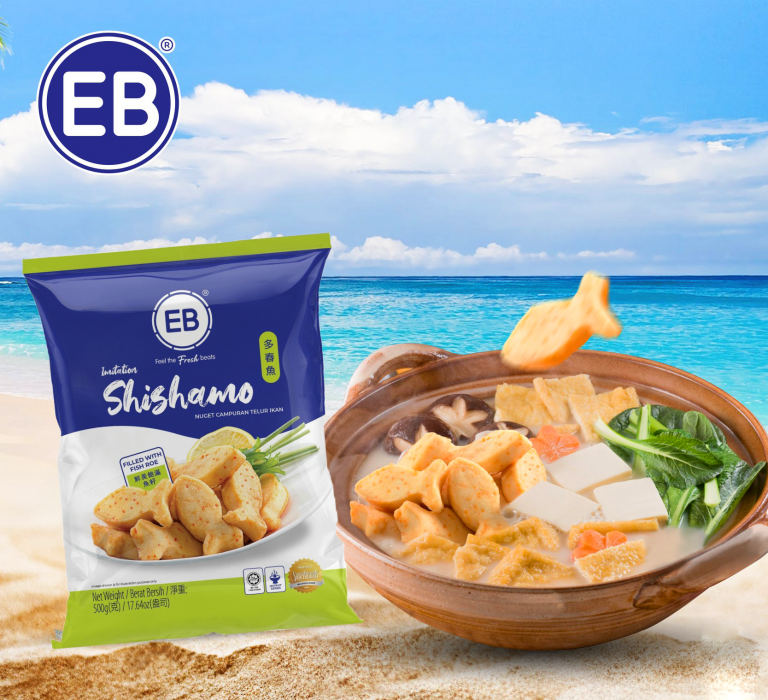 Đậu Hủ Trứng Cá Shishamo EB Malaysia 500g – Imitation Shishamo EB