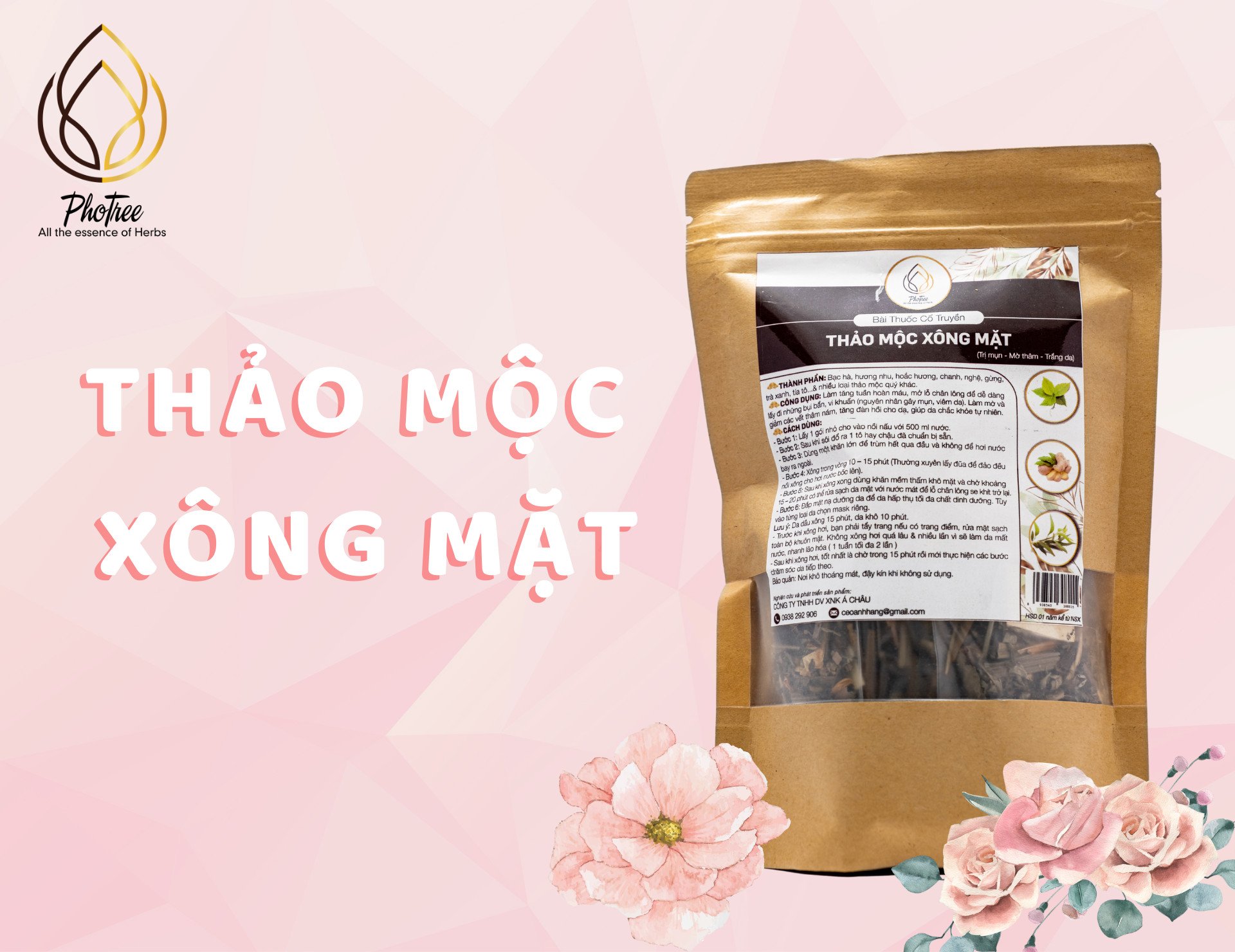 Thảo mộc xông hơi mặt