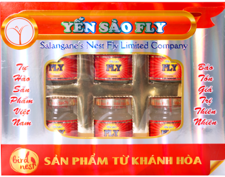 Nước yến sào có đường fly