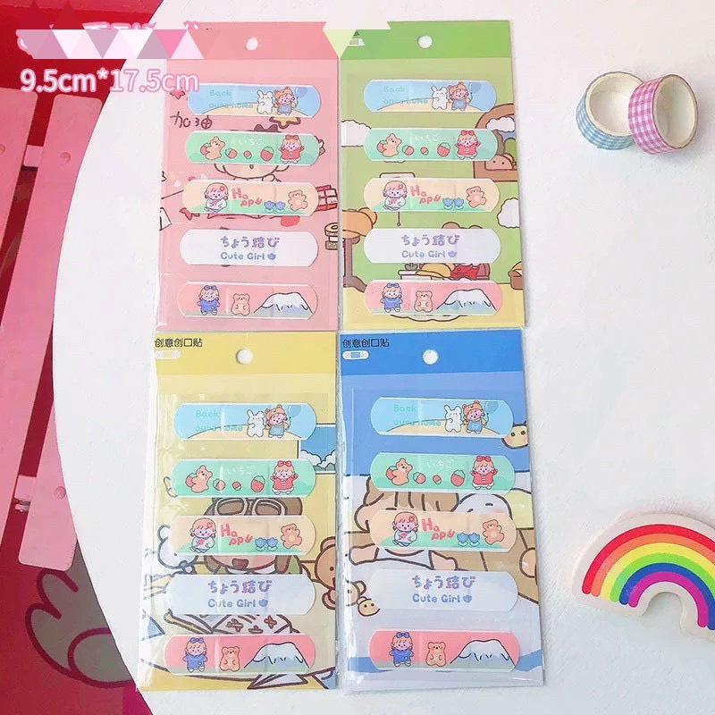 Băng Cá Nhân Cute Hoạt Hình Kháng Nước Thoáng Khí