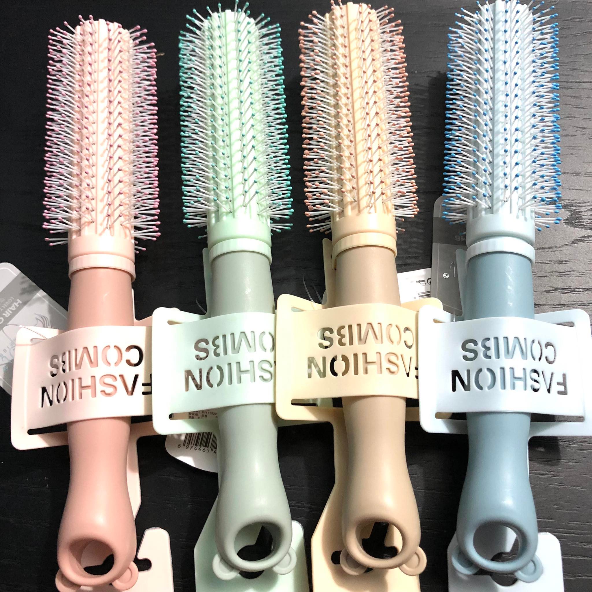 Lược Cuốn Tóc Tròn Đa Năng Thú Cute Giao Màu Ngẫu Nhiên