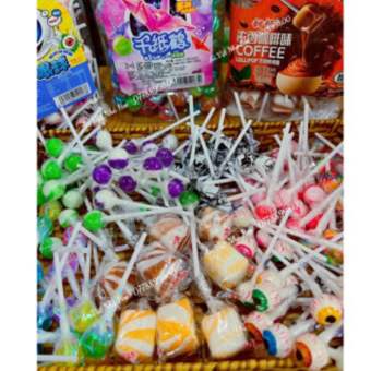 HŨ 200 CÁI KẸO MÚT MINI LOLLIPOP