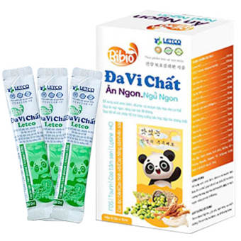 Đa Vi Chất Letco, hỗ trợ bồi bổ sức khỏe, tăng cường tiêu hóa	 ( 3 hộp x 8 gói x 10ml )