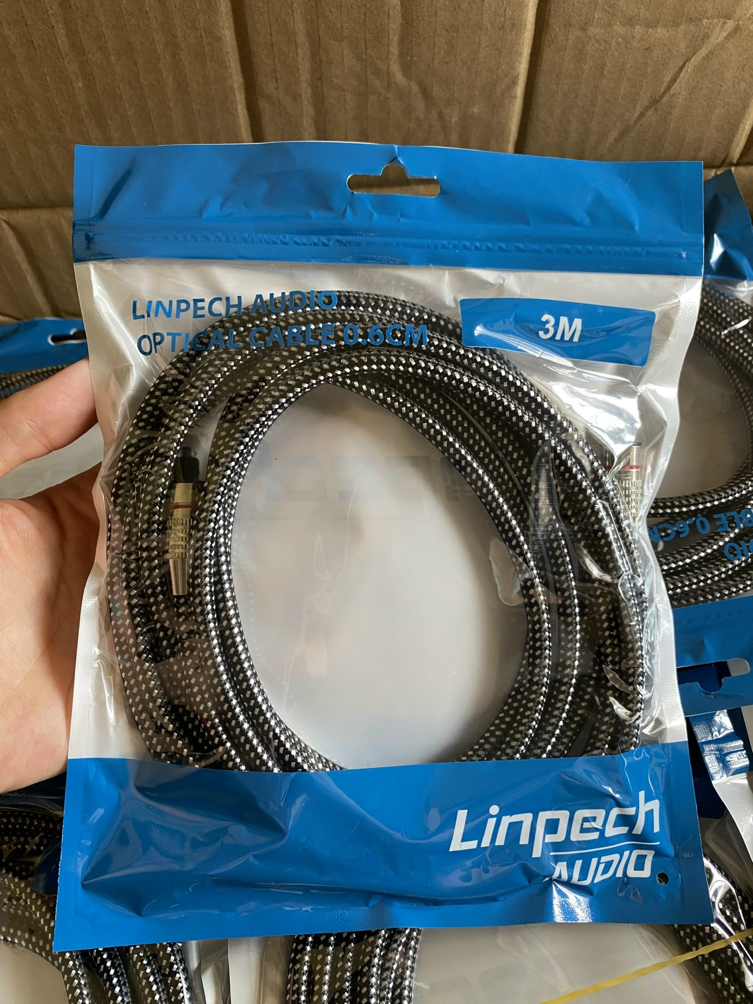 Dây quang audio optical bọc dù 3M. Dây quang cao cấp chính hãng Linpech