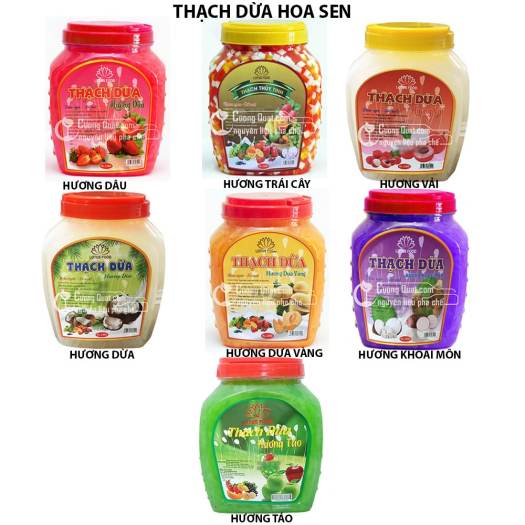 Thạch Dừa Hoa Sen 2,5kg