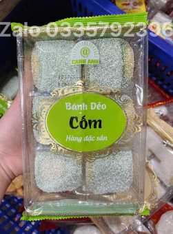 Bánh dẻo nếp phủ dừa siêu ngon 400gr đặc sản phú thọ, Bánh dẻo cốm - Tiệm Út Duyên 76 Đặc sản