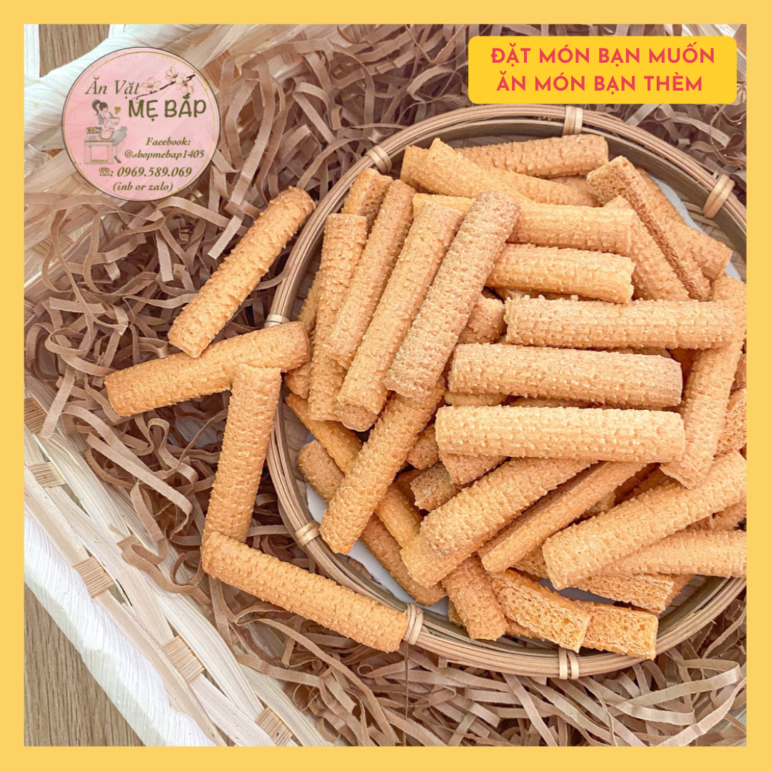 Bánh Gai Sữa Thơm Ngon 500g - Đặc Sản Bến Tre Hương Vị Tuổi Thơ - Shop Mẹ Bắp