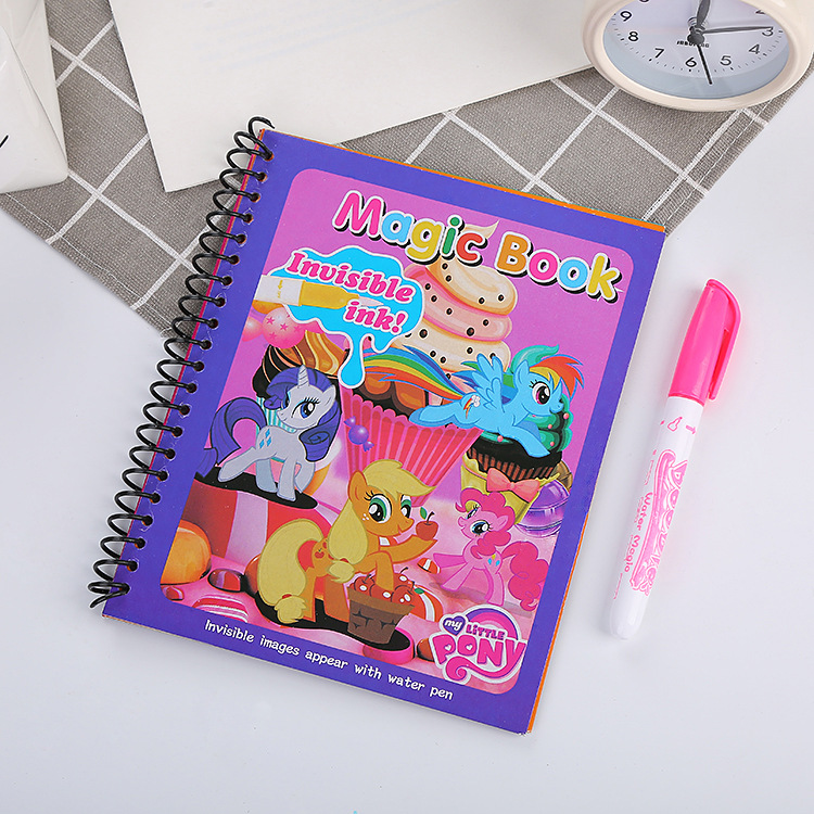 Sách Vẽ Nước Ma Thuật MAGIC WATER BOOK - Kèm Bút Vẽ Tái Sử Dụng Cho Bé