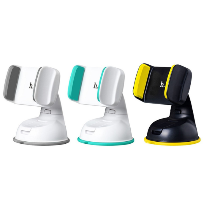 ✔CHÍNH HÃNG✔ Giá đỡ Hoco CA5 kẹp điện thoại di động trên xe hơi xoay 360 độ đế hít chân không cực kì chắc chắn