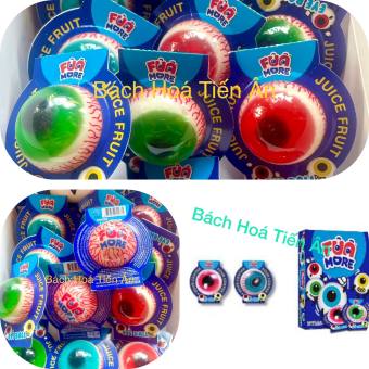 Kẹo Dẻo Con Mắt khổng lồ nhân sốt trái cây chua ngọt FUNMore 18g nhập khẩu THAILAND vị ngẫu nhiên