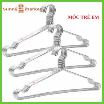 Combo 30 móc treo quần áo cho bé chất liệu Nhôm cao cấp - móc phơi đồ cho trẻ em