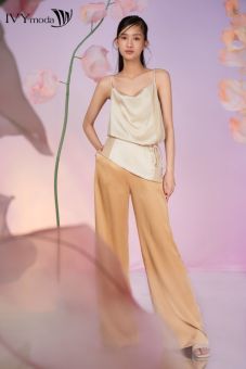 Áo lụa buộc lệch - LILY TOP IVY moda MS 12M7433