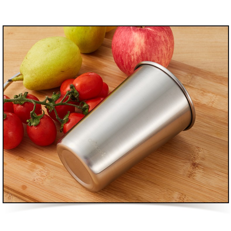 Ly inox 304 uống nước - 12.2x9cm 475ml