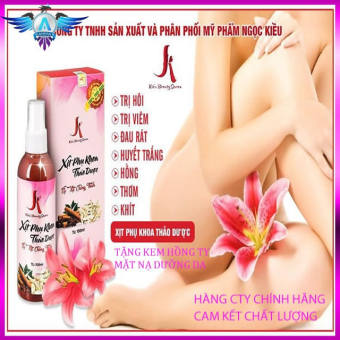 Xịt phụ khoa thảo dược hồng se khít thơm mùi thảo dược chai 100ml ENNH1-2