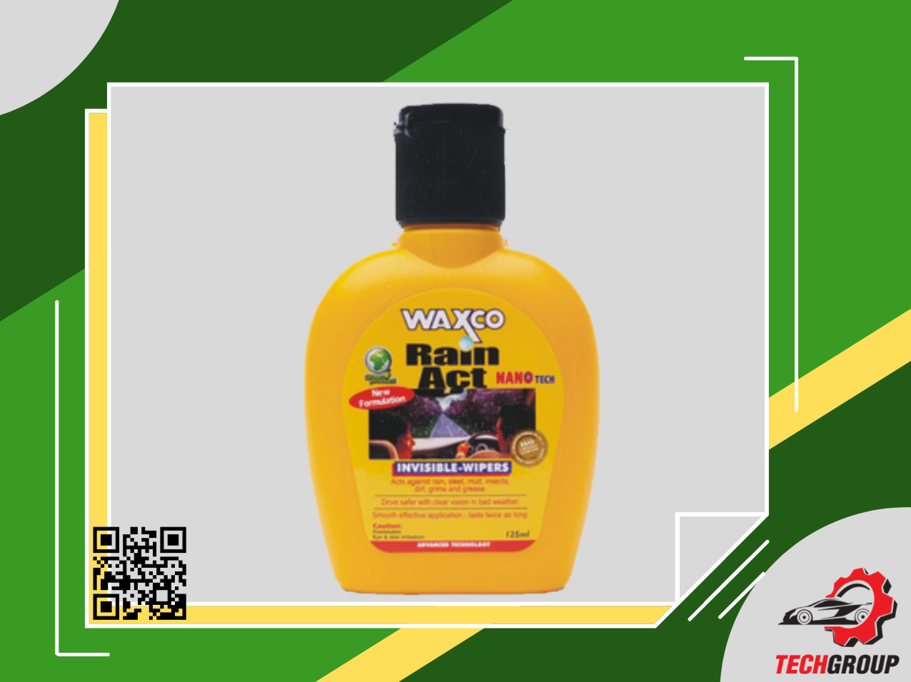 [HCM]Chống Bám Nước Mưa Kính Cho Ôtô Waxco 125 ml