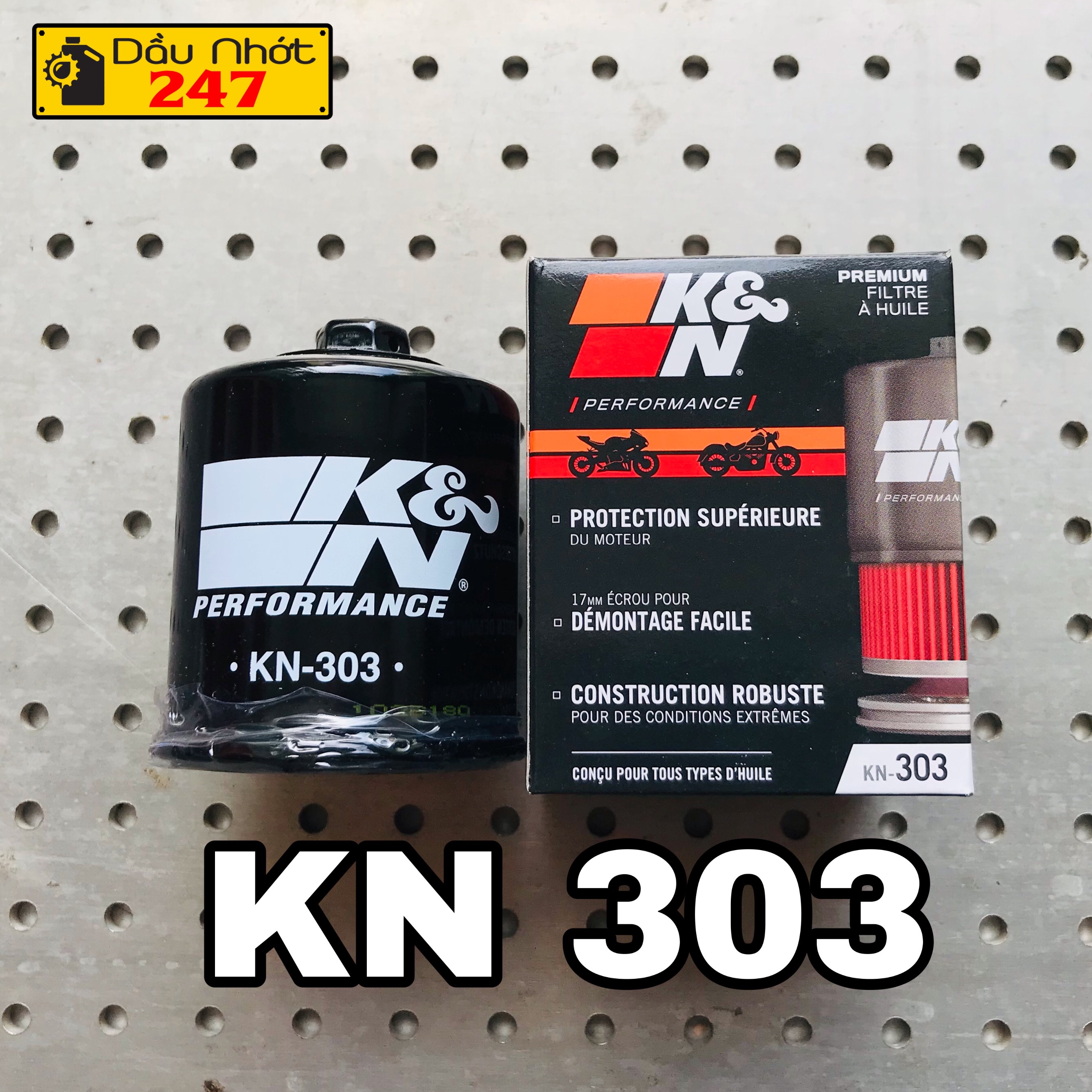 Lọc nhớt k&n kn 303 kawasaki