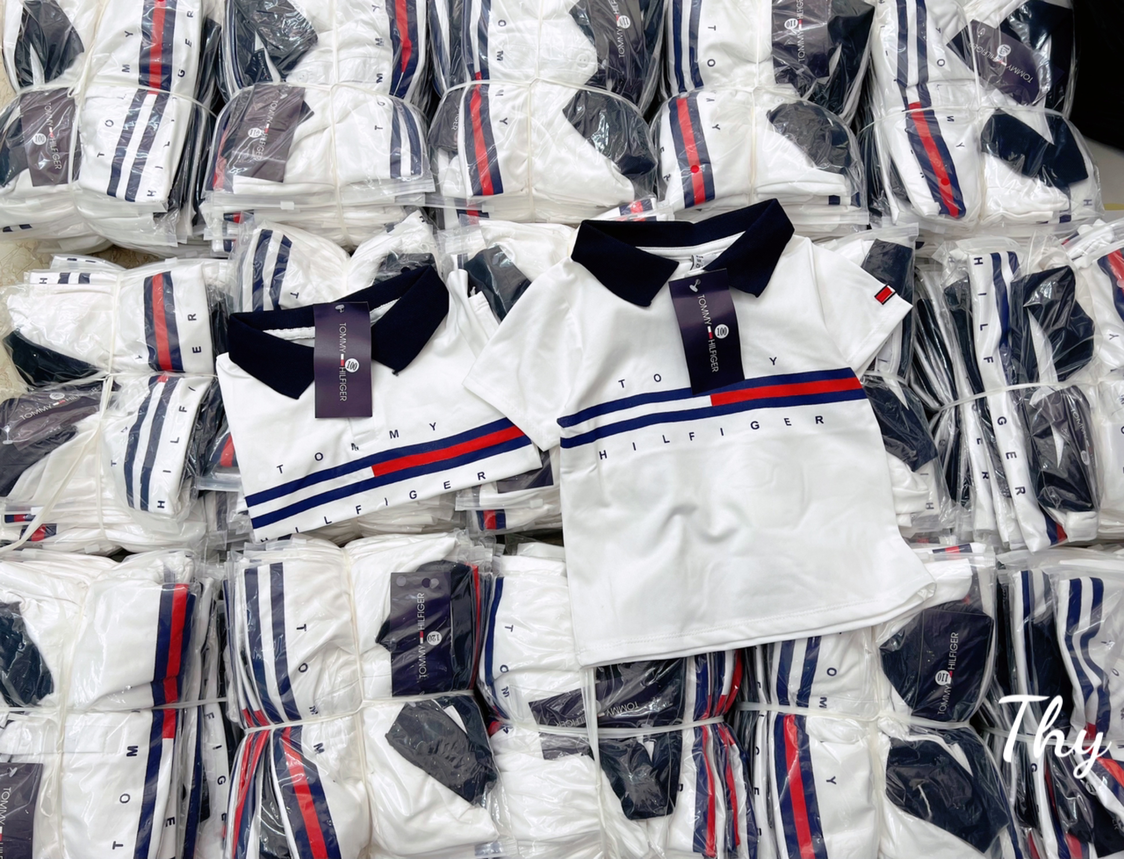 Áo cho bé kiểu polo tommy chất thoáng mát