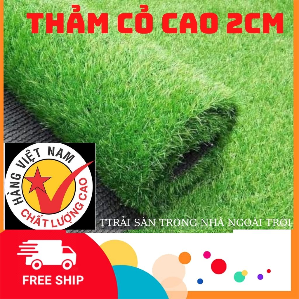 Thảm cỏ nhân tạo trải sàn sân vườn com bo rộng 2m x dài 2m ,2,5m,3m,3,5m,4m,4,5m,5m,5,5m,6m 6,5m cỏ nhân tạo trải hành lang ,cỏ nhựa dán tường lối đi cao 2cm