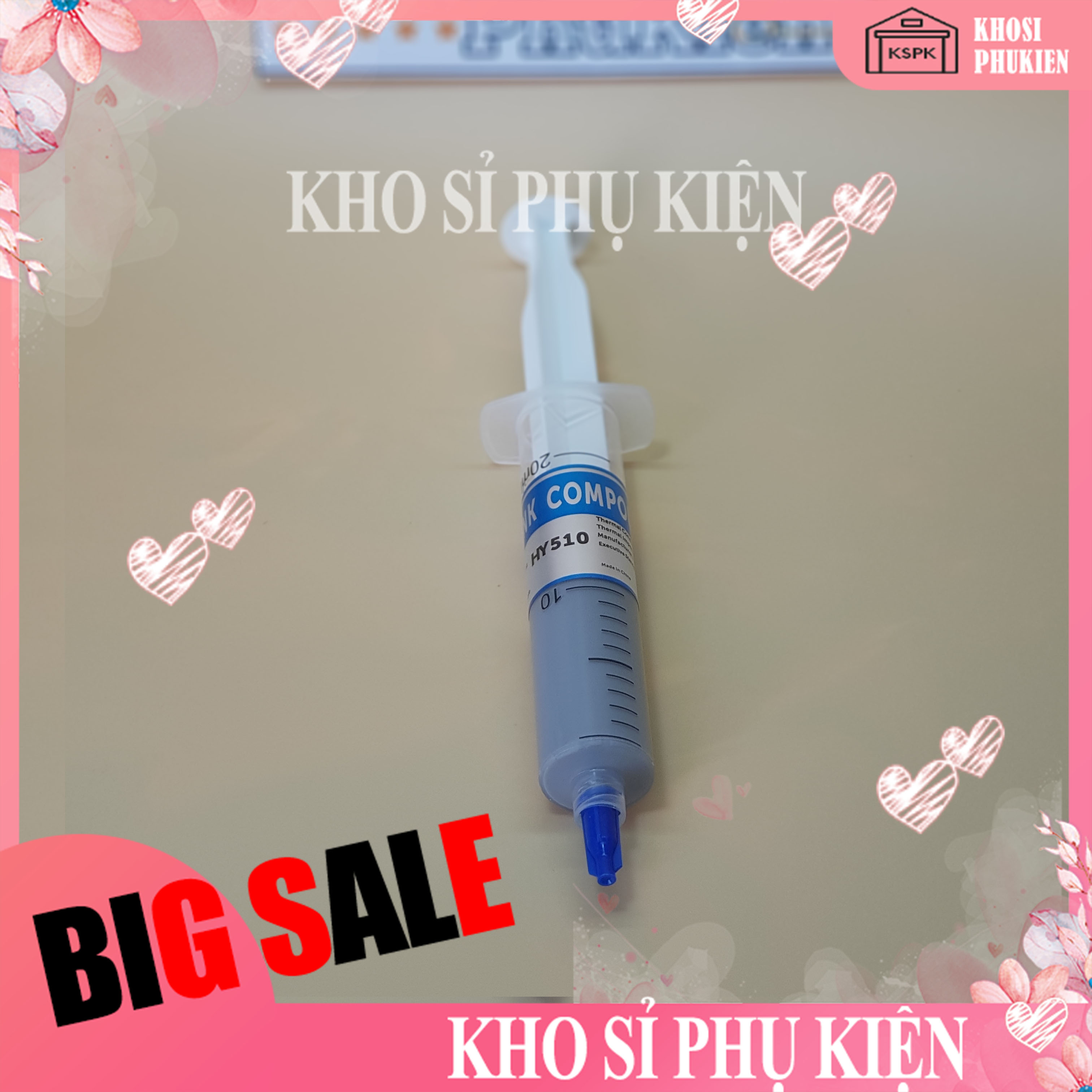 Keo tản nhiệt dạng ống chích lớn / dạng hũ
