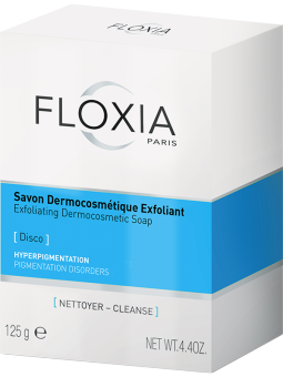 Xà bông tẩy tế bào chết dưỡng ẩm cho da sạm nám Floxia Exfoliating Dermocosmetic Soap - HSD 2023