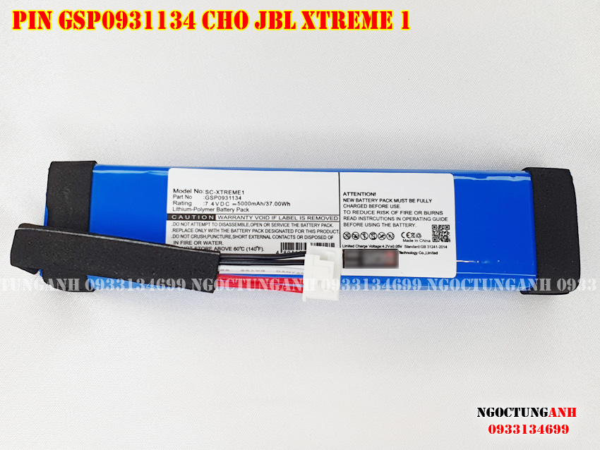 Pin gsp0931124 cho loa bluetooth jbl xtreme 1