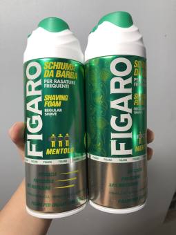 Bọt cạo râu dưỡng ẩm và làm mềm da Figaro bạc hà 400ml