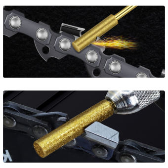 12 Cái Dũa Cưa Xích Máy Mài Cưa Xích Điện Đầu Mài Giũa Máy Mài Đá Mài