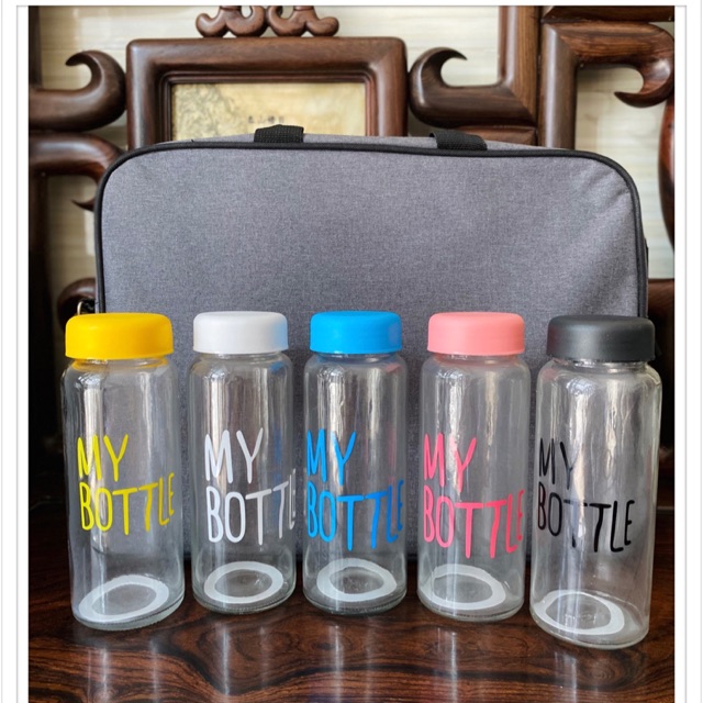 Bình nước thuỷ tinh 420ml my bottle màu ngẫu nhiên
